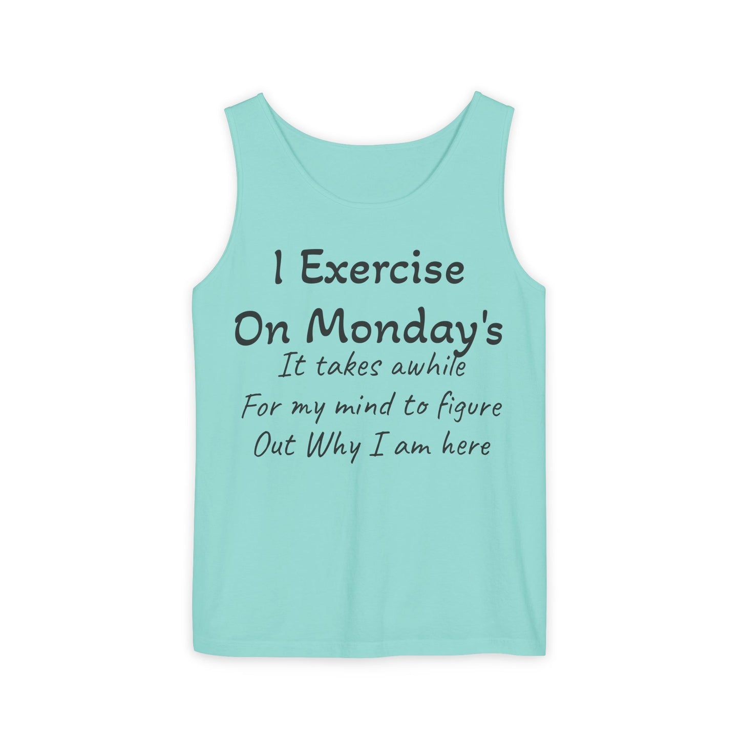 Motivational Unisex Tank Top for Fitness Enthusiasts, Workout Shirt, Exercise Apparel, Comedy Gift for Gym Lovers