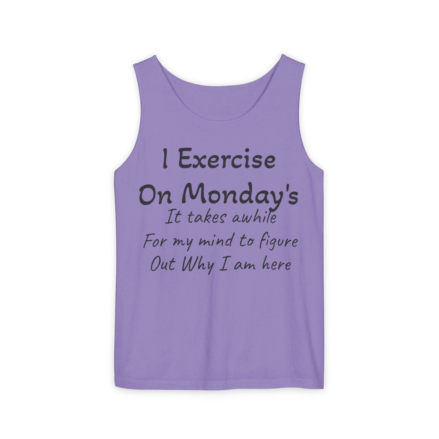 Motivational Unisex Tank Top for Fitness Enthusiasts, Workout Shirt, Exercise Apparel, Comedy Gift for Gym Lovers