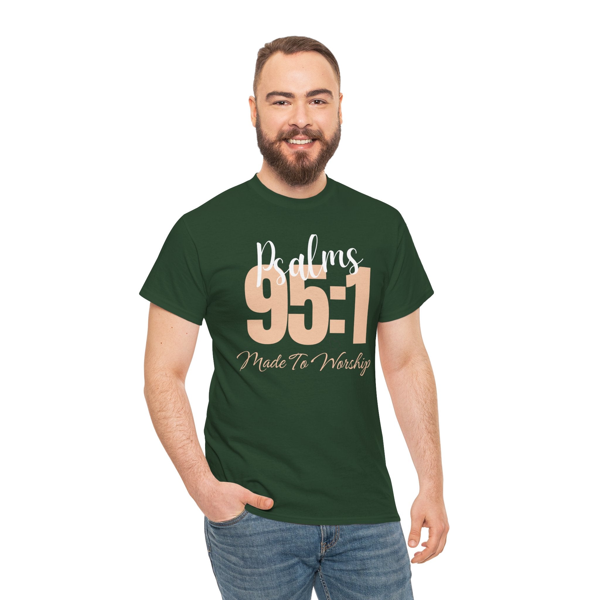 Unisex Heavy Cotton Tee with 95:1 Design - Casual Wear, Gift for Him/Her, Essential for Relaxing, Perfect for Events, Everyday Comfort