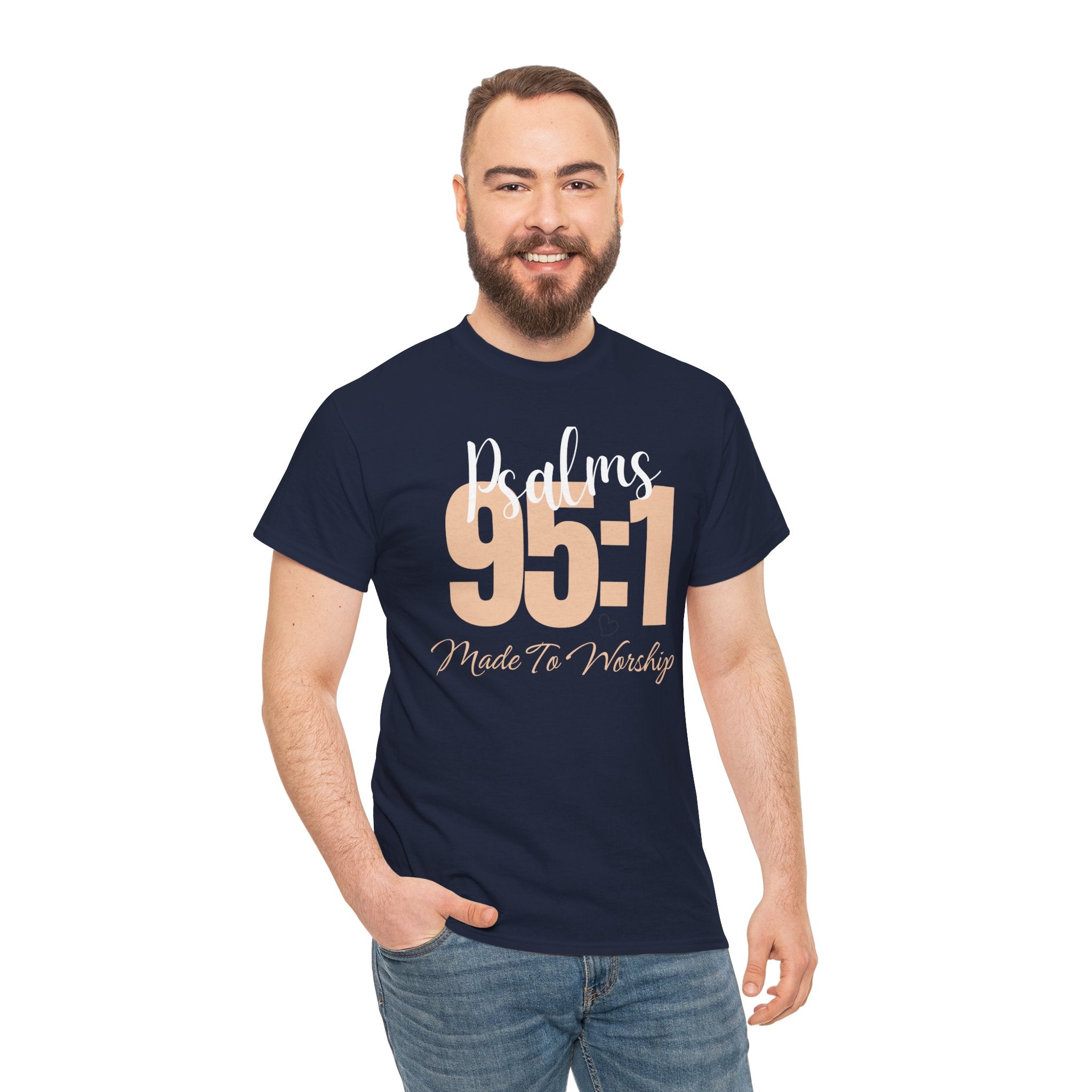 Unisex Heavy Cotton Tee with 95:1 Design - Casual Wear, Gift for Him/Her, Essential for Relaxing, Perfect for Events, Everyday Comfort
