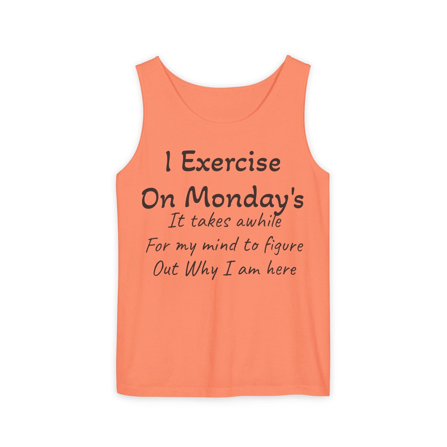 Motivational Unisex Tank Top for Fitness Enthusiasts, Workout Shirt, Exercise Apparel, Comedy Gift for Gym Lovers