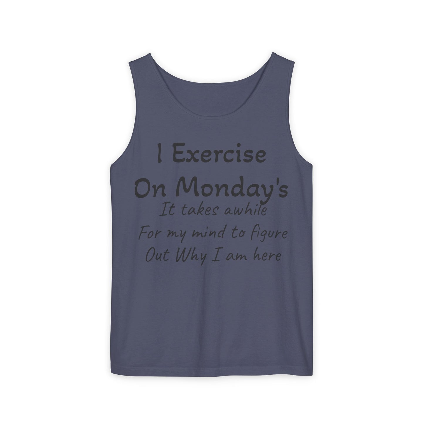 Motivational Unisex Tank Top for Fitness Enthusiasts, Workout Shirt, Exercise Apparel, Comedy Gift for Gym Lovers