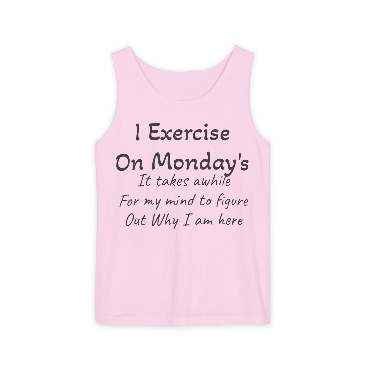 Motivational Unisex Tank Top for Fitness Enthusiasts, Workout Shirt, Exercise Apparel, Comedy Gift for Gym Lovers