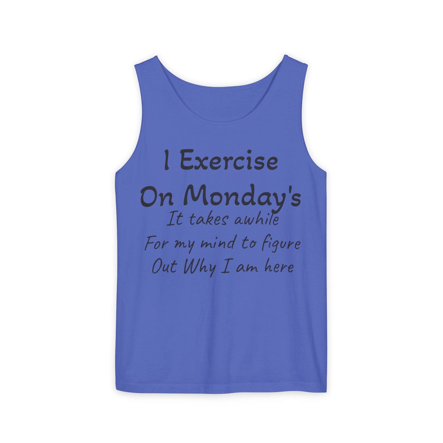 Motivational Unisex Tank Top for Fitness Enthusiasts, Workout Shirt, Exercise Apparel, Comedy Gift for Gym Lovers