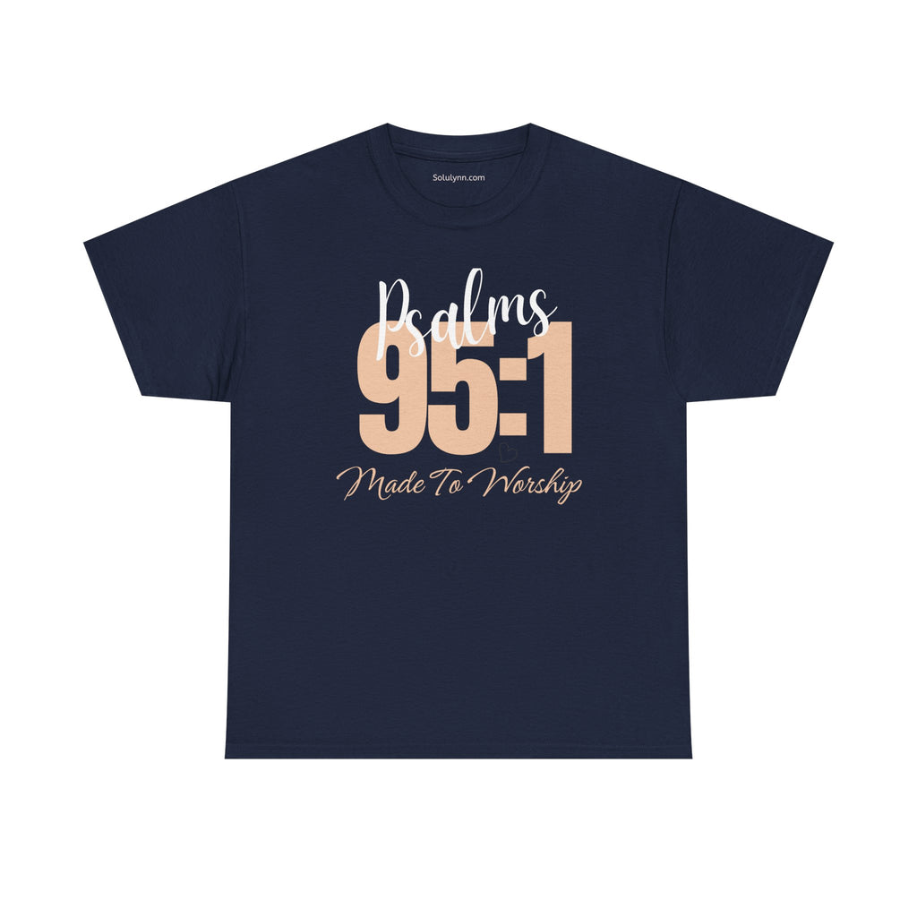 Unisex Heavy Cotton Tee with 95:1 Design - Casual Wear, Gift for Him/Her, Essential for Relaxing, Perfect for Events, Everyday Comfort