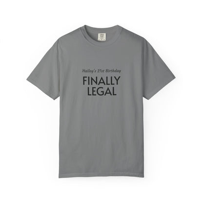 Finally Legal 21st Birthday T-Shirt