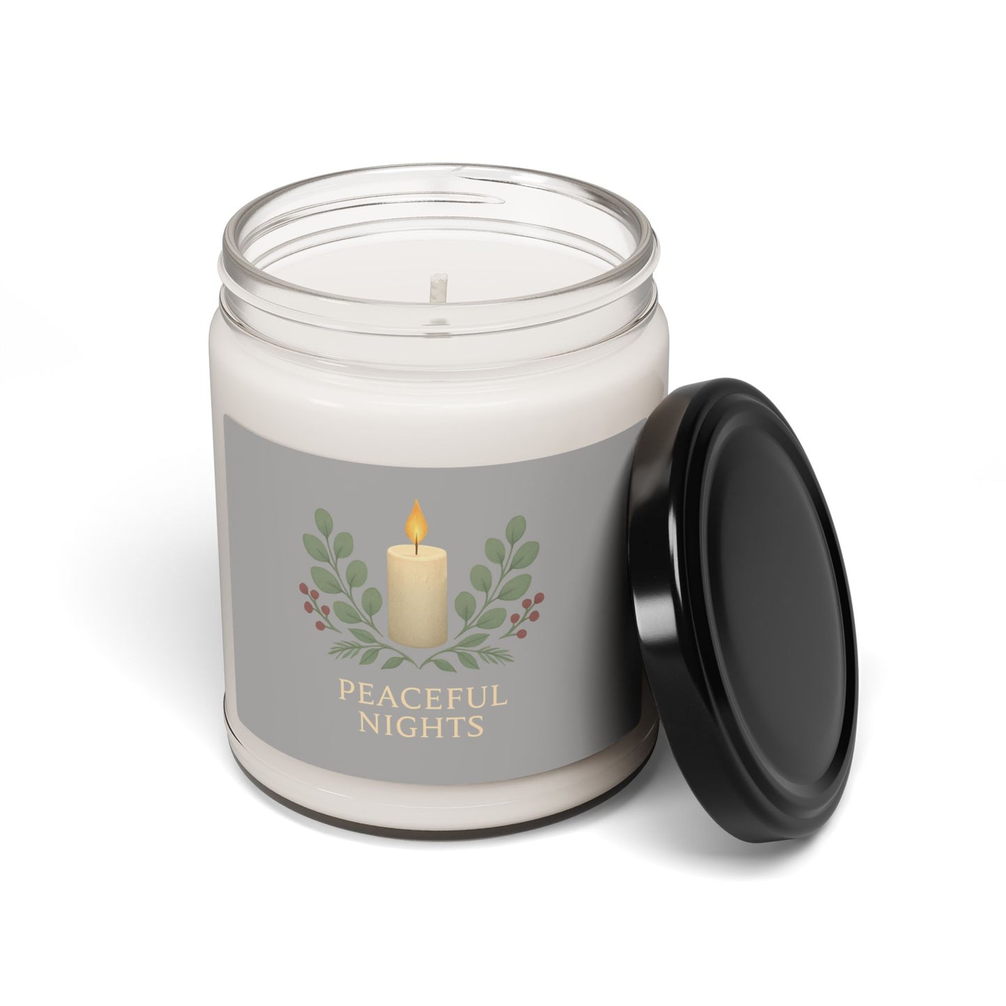 Soy Candle — Peaceful Night Scented Candle (9oz)