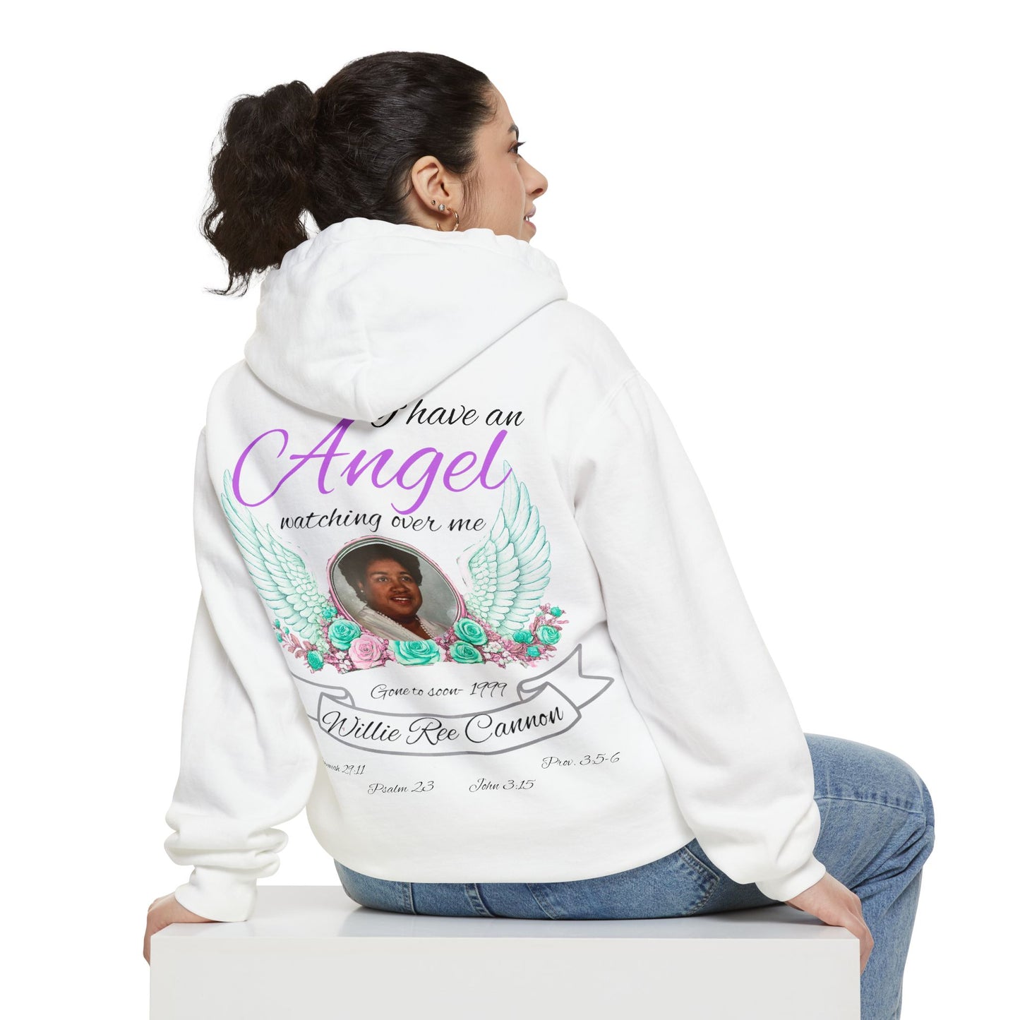 Memorial Angel Comfort Hoodie – "I have an Angel  I call her Momma" Cozy Pullover