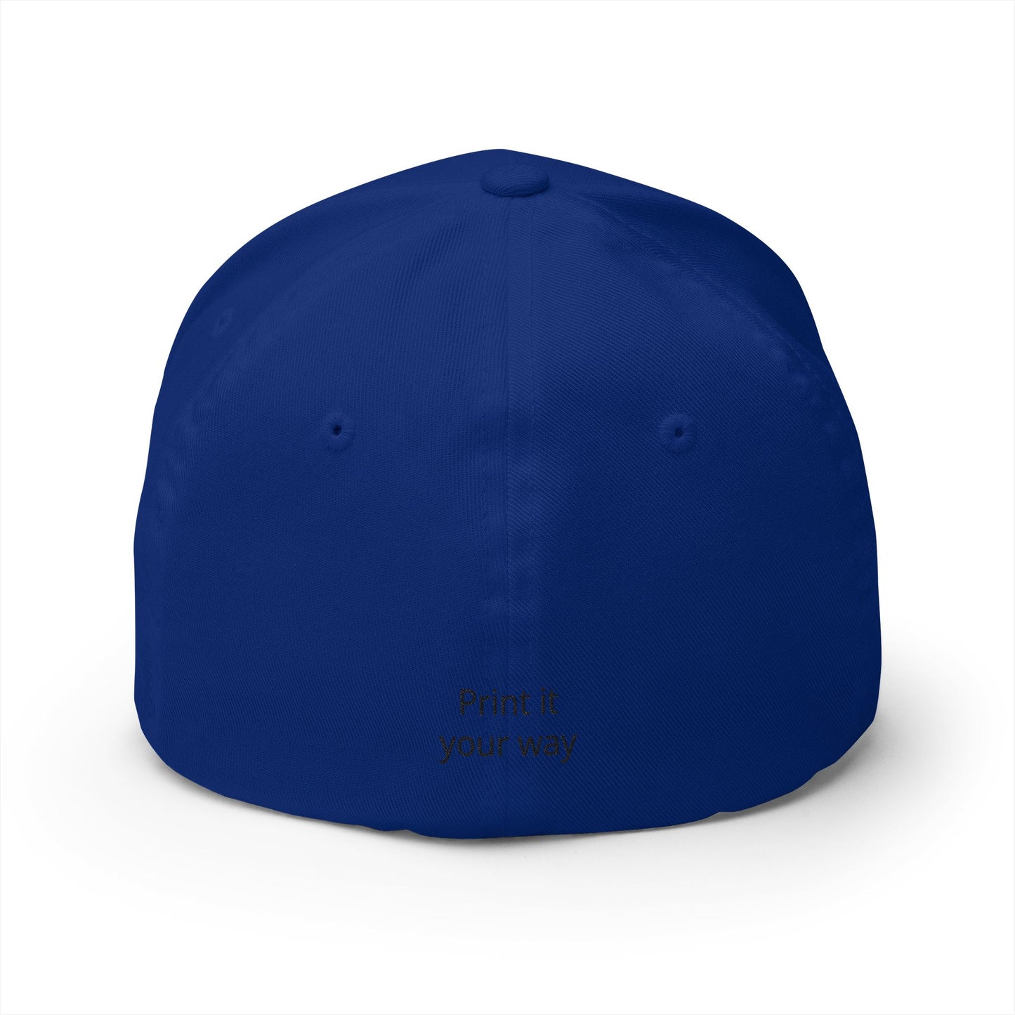 Embroidered 'Print It Your Way' Closed-Back Cap