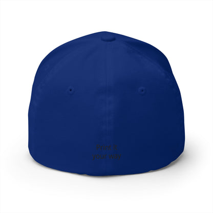 Embroidered 'Print It Your Way' Closed-Back Cap