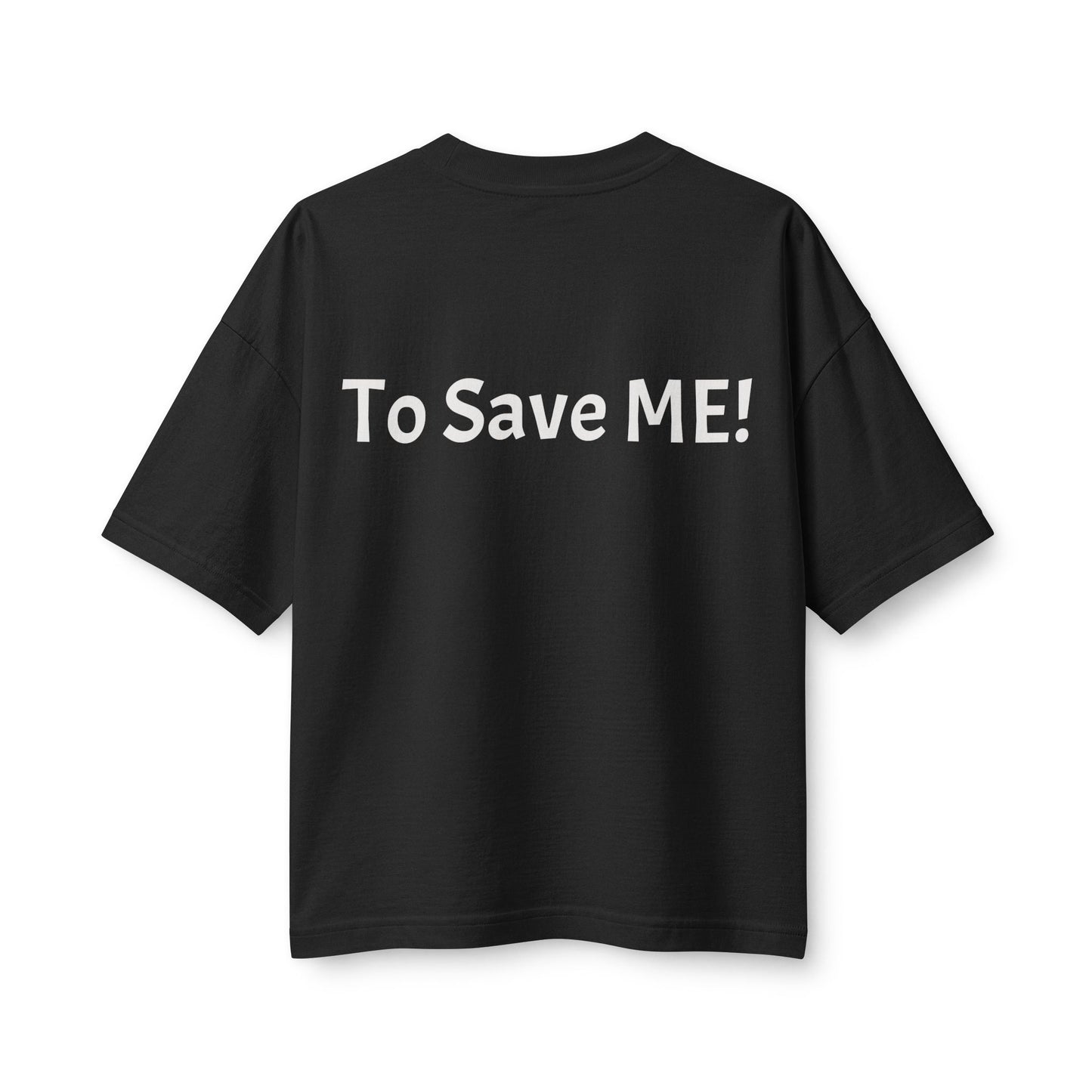 Women's Heavyweight Tee — 'For God So Loved The World...' Bible Verse Design with 'To Save Me!' Back