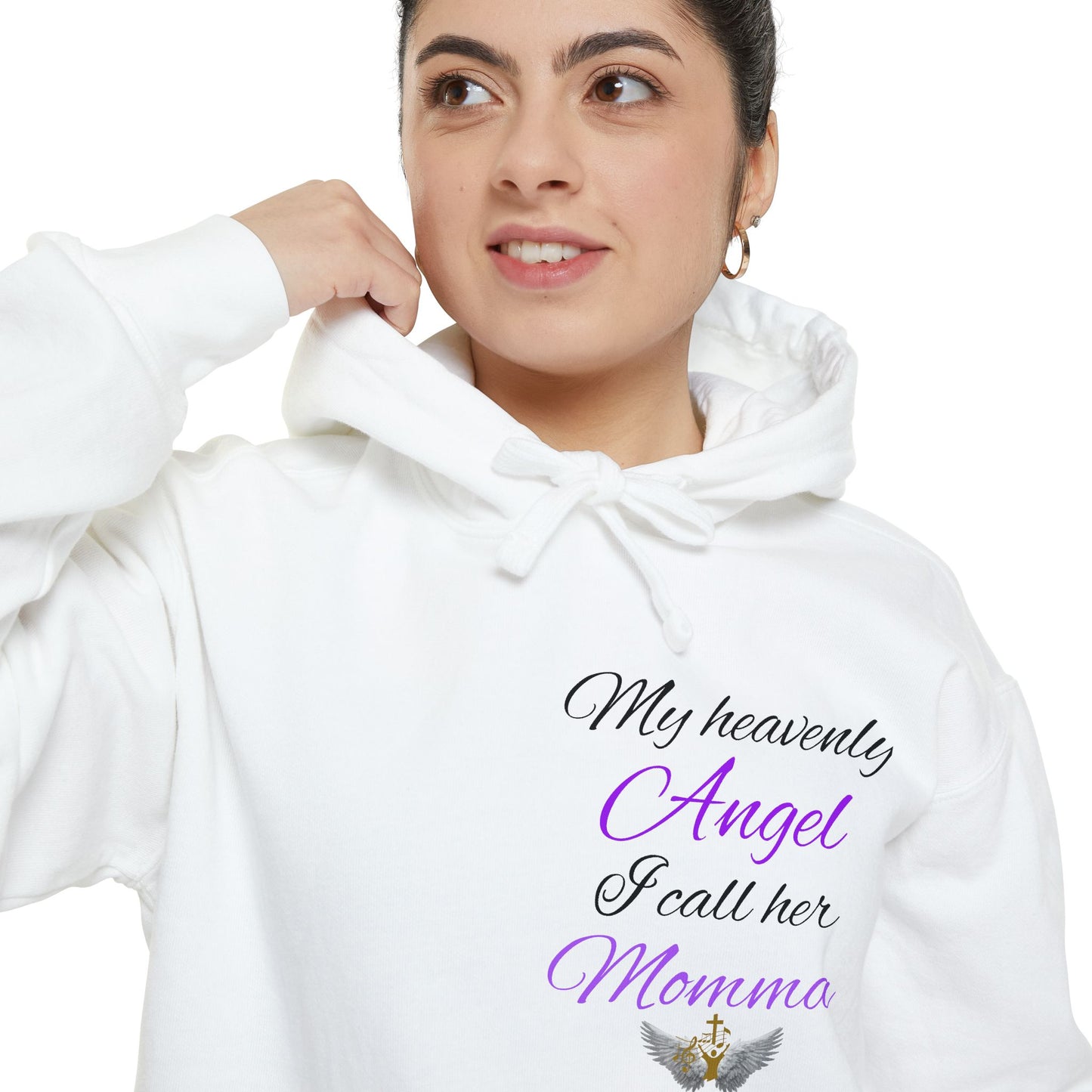 Memorial Angel Comfort Hoodie – "I have an Angel  I call her Momma" Cozy Pullover