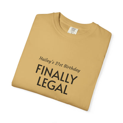 Finally Legal 21st Birthday T-Shirt