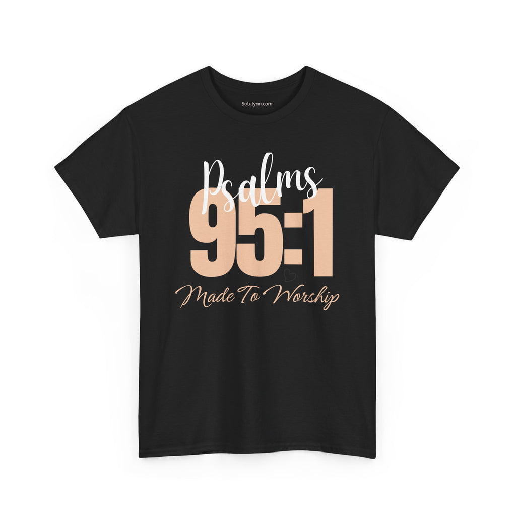 Unisex Heavy Cotton Tee with 95:1 Design - Casual Wear, Gift for Him/Her, Essential for Relaxing, Perfect for Events, Everyday Comfort