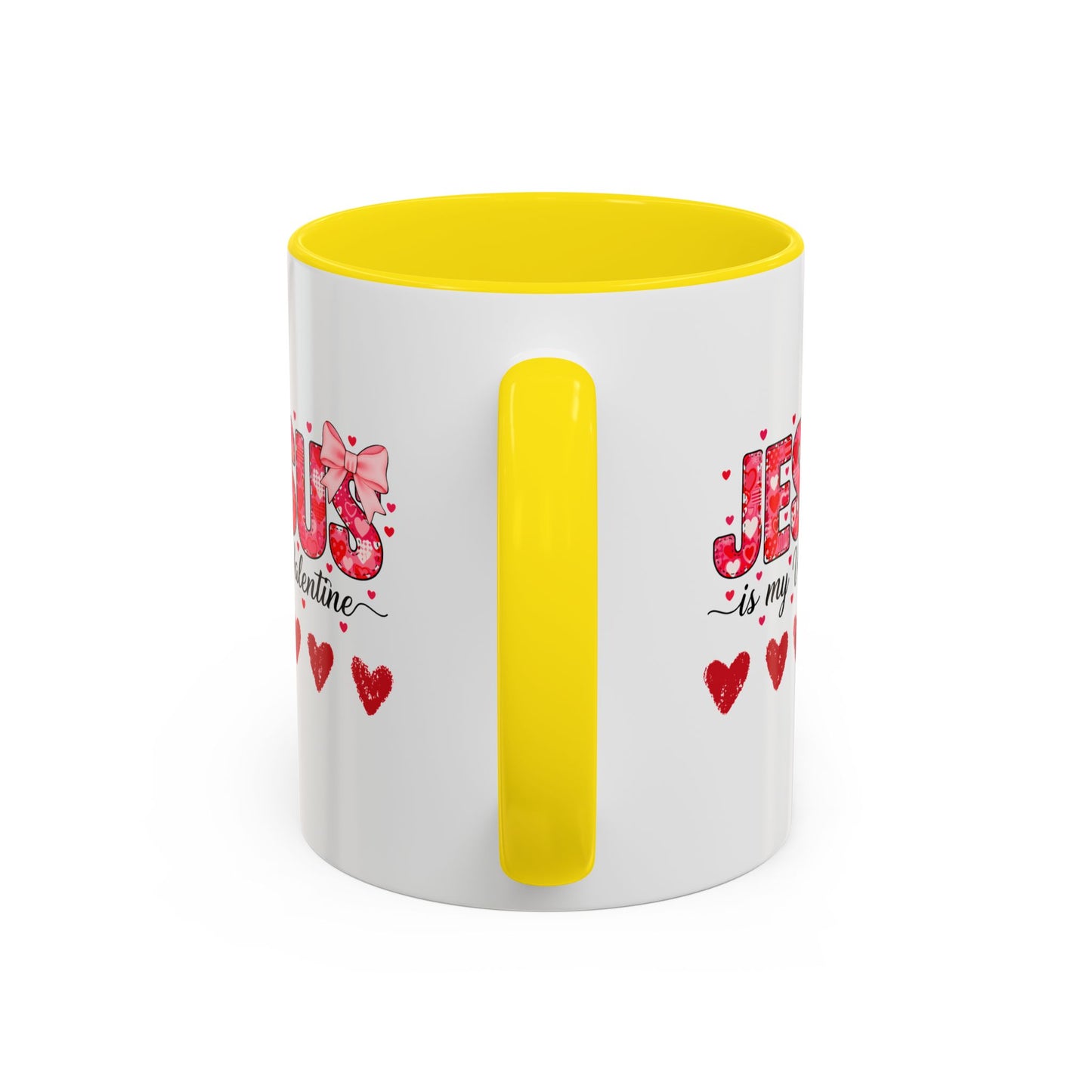 Jesus Is My Valentine Coffee Mug — Christian Valentine Gift Accent Mug (11/15 oz)