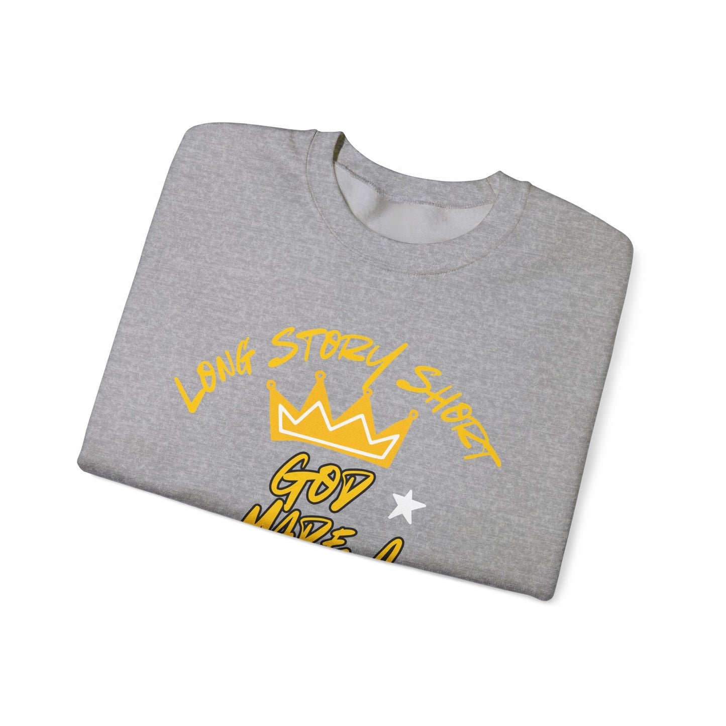 Christian phrase Long Story Short God Made Away for Me!