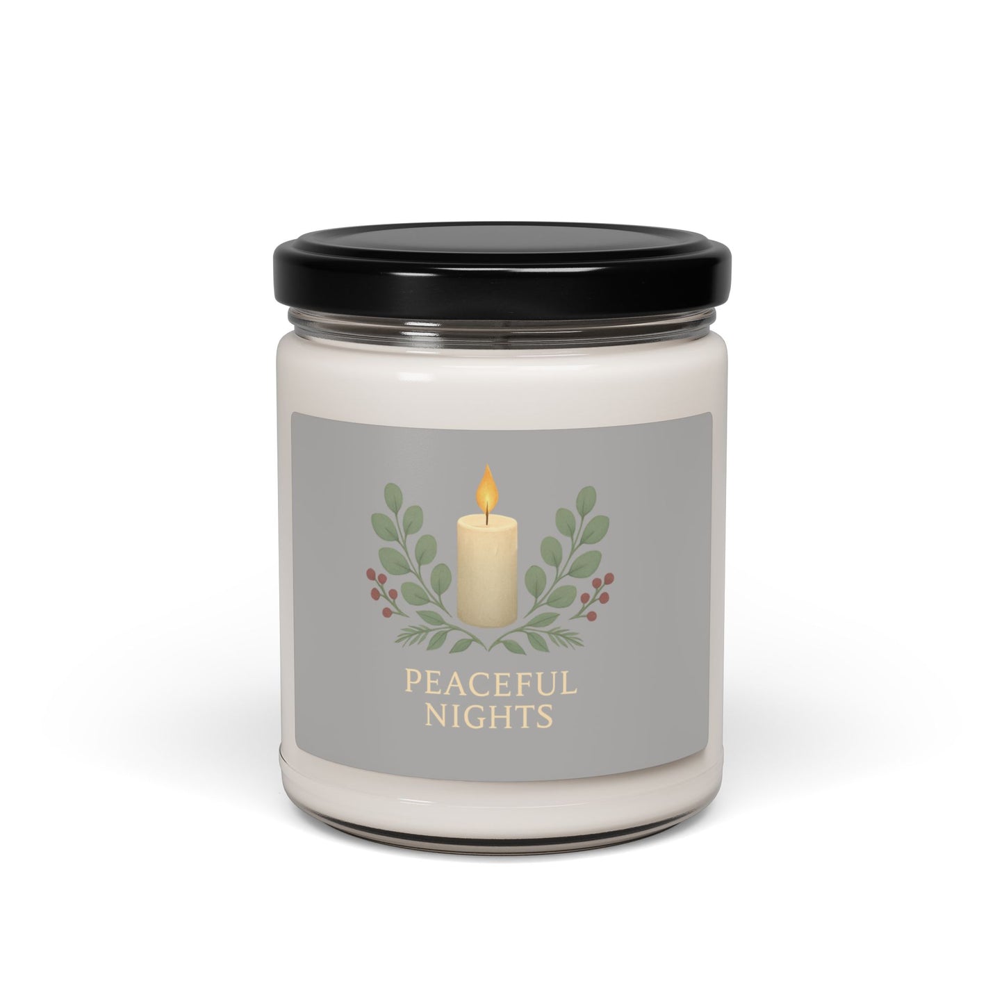 Soy Candle — Peaceful Night Scented Candle (9oz)