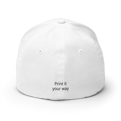 Embroidered 'Print It Your Way' Closed-Back Cap