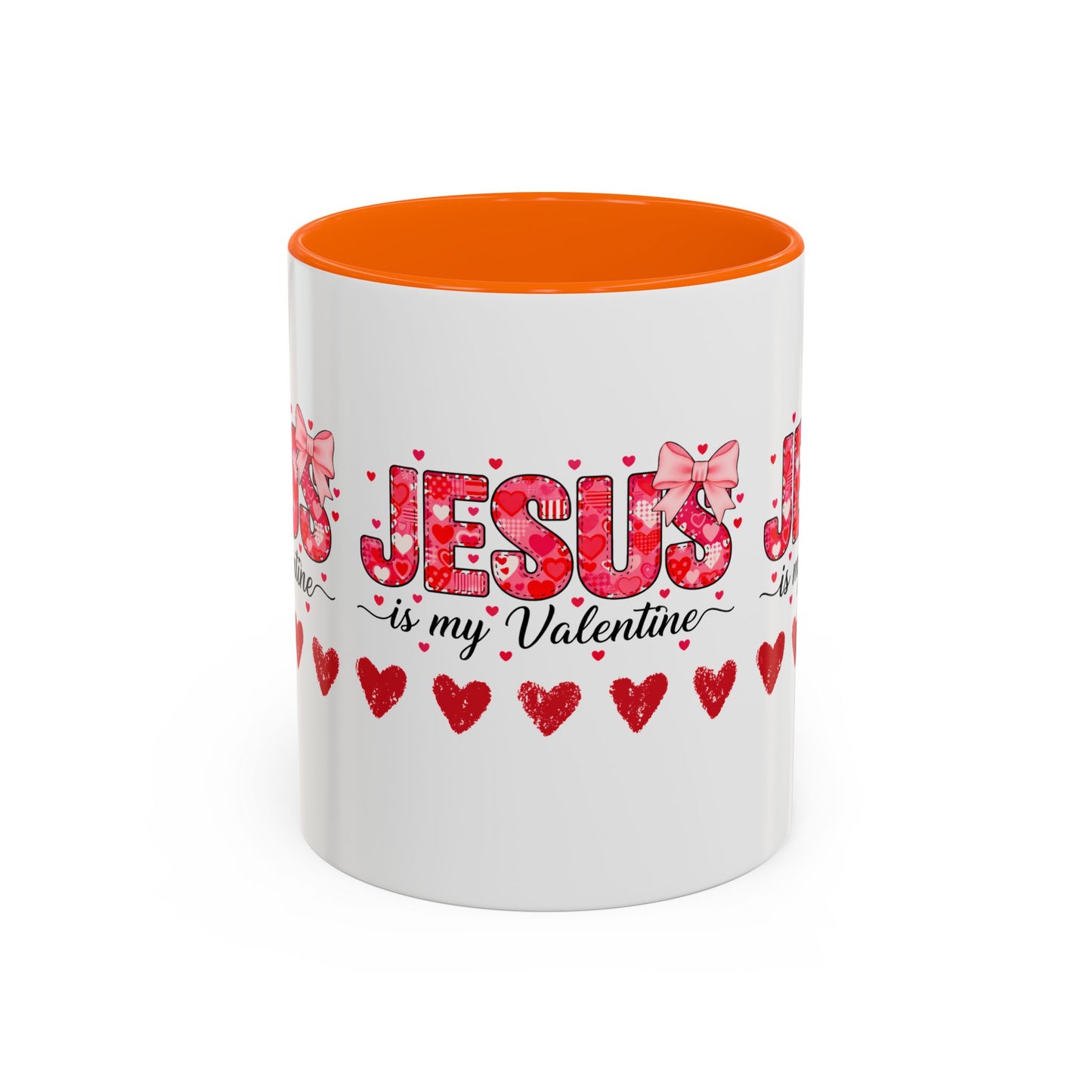 Jesus Is My Valentine Coffee Mug — Christian Valentine Gift Accent Mug (11/15 oz)