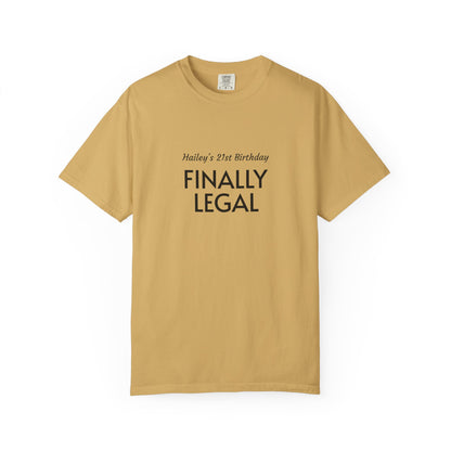 Finally Legal 21st Birthday T-Shirt