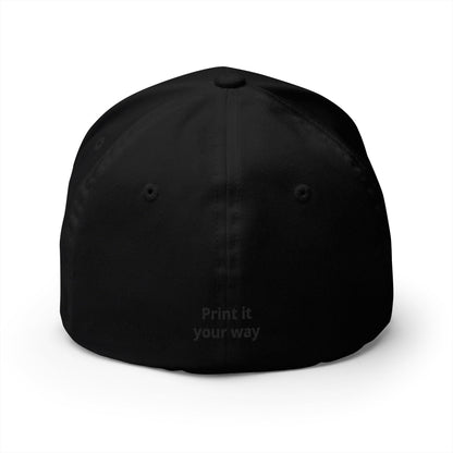Embroidered 'Print It Your Way' Closed-Back Cap