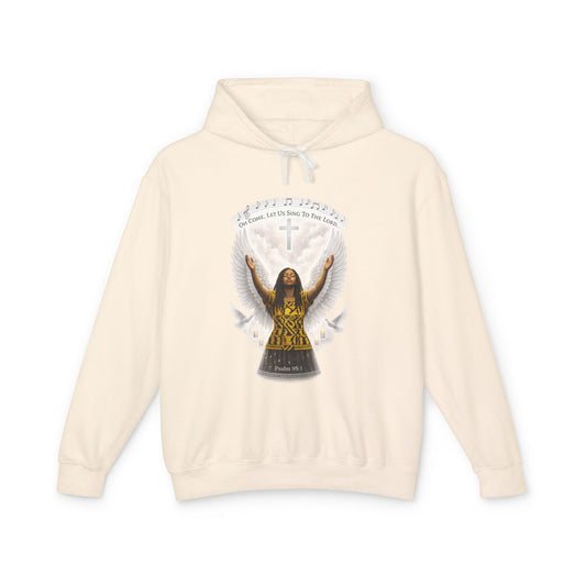 Faithful Praise Hoodie — "Stand in Wonder" Inspirational Christian Sweatshirt - special design