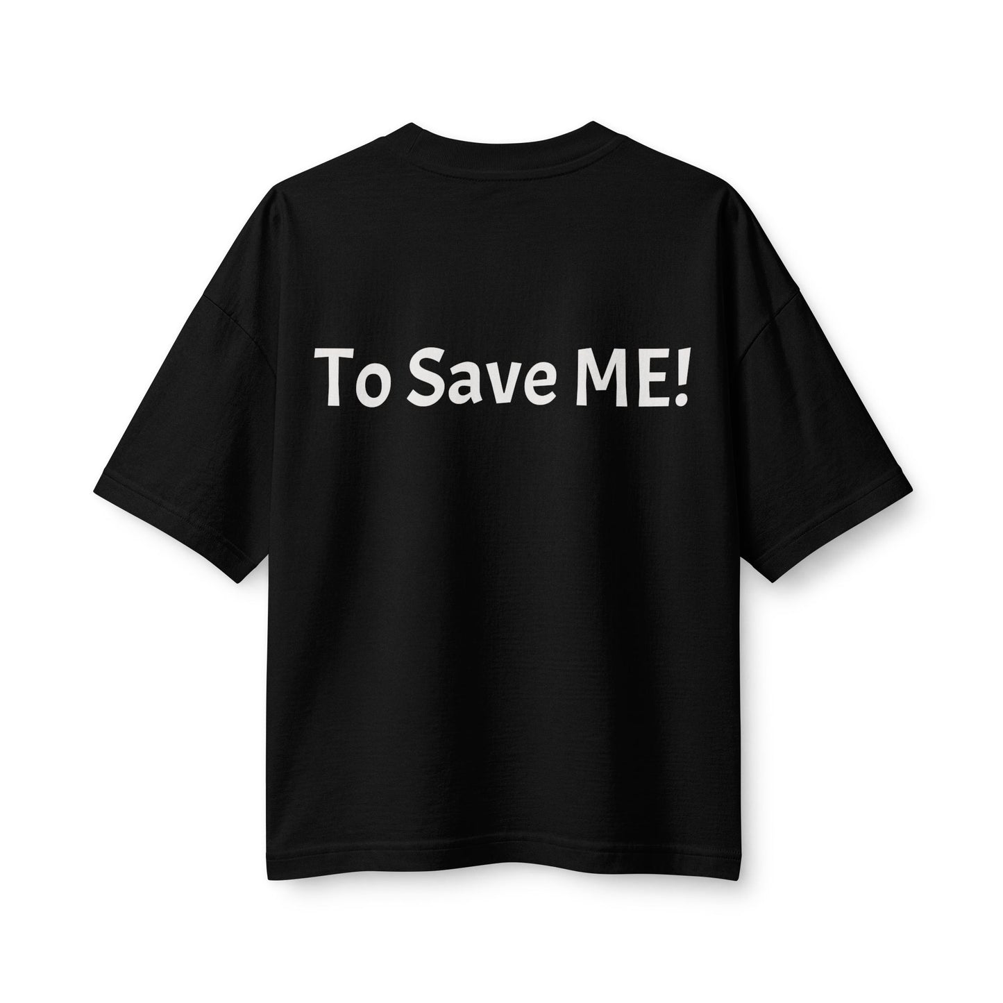 Women's Heavyweight Tee — 'For God So Loved The World...' Bible Verse Design with 'To Save Me!' Back