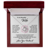 To My Beautiful Wife | Love Knot Necklace -Perfect Romantic Gift from Soulmate