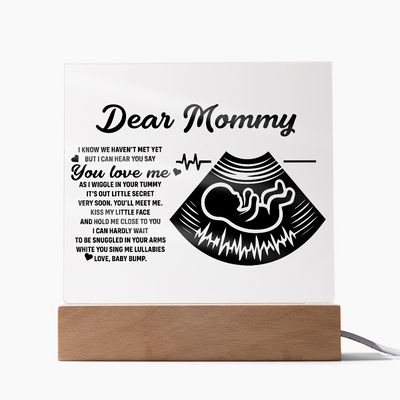 Dear Mommy | Square Acrylic Plaque