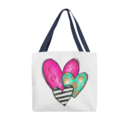 Vibrant Classic Heart Tote Bag  – Thoughtful & Stylish Gift for Any Occasion