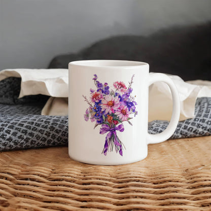 Autumn Floral Ceramic Mug