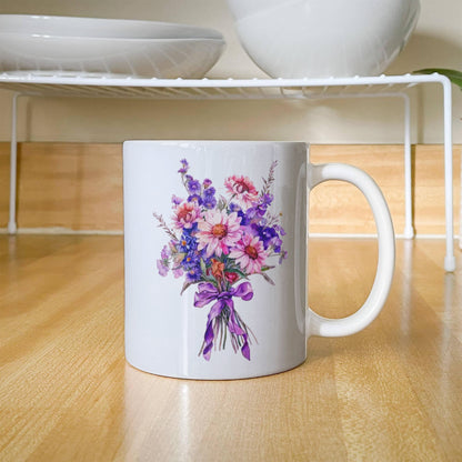 Autumn Floral Ceramic Mug