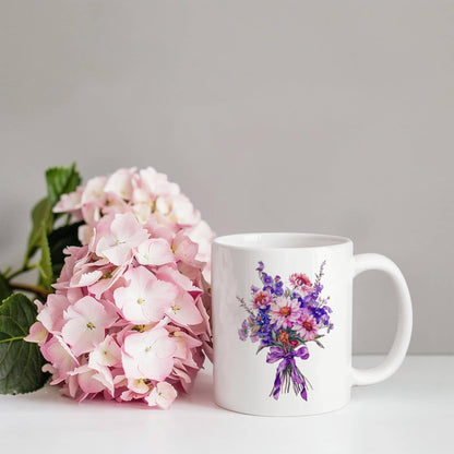 Autumn Floral Ceramic Mug